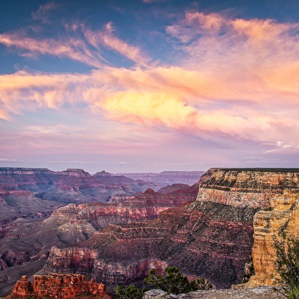 Grand Canyon At Dusk
