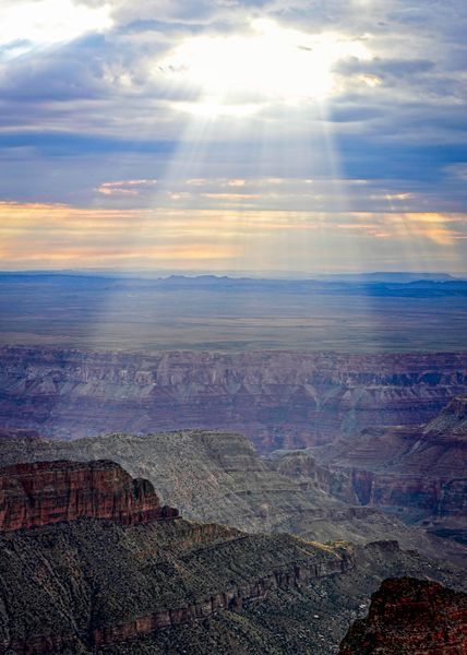 Grand Canyon Angel Rays